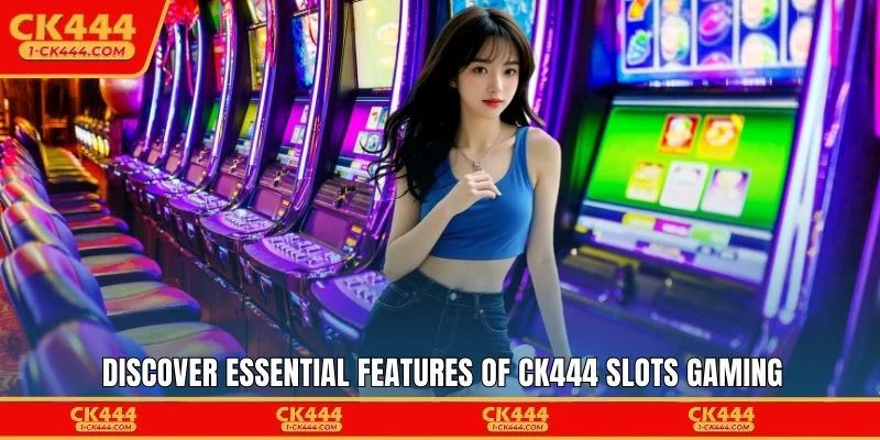 Discover essential features of CK444 slots gaming