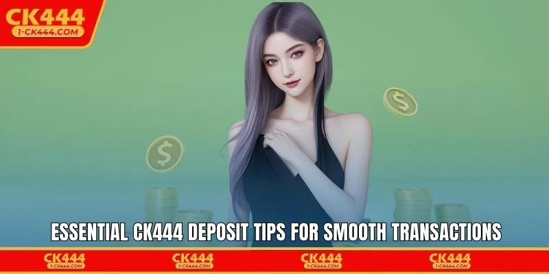 Essential CK444 deposit tips for smooth transactions