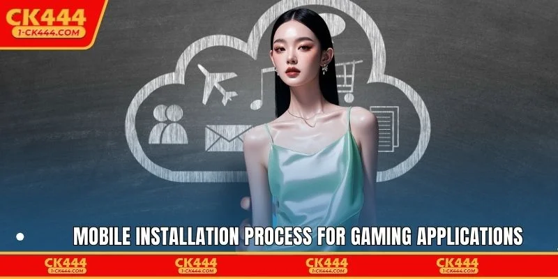 Mobile installation process for gaming applications