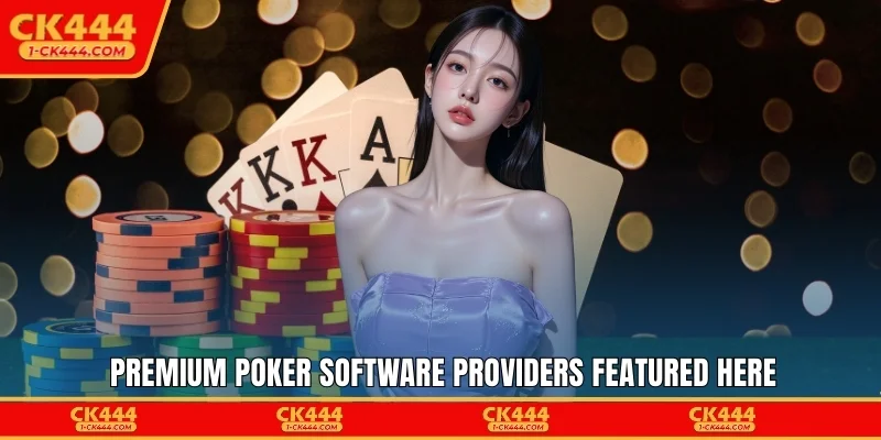 Premium poker software providers featured here