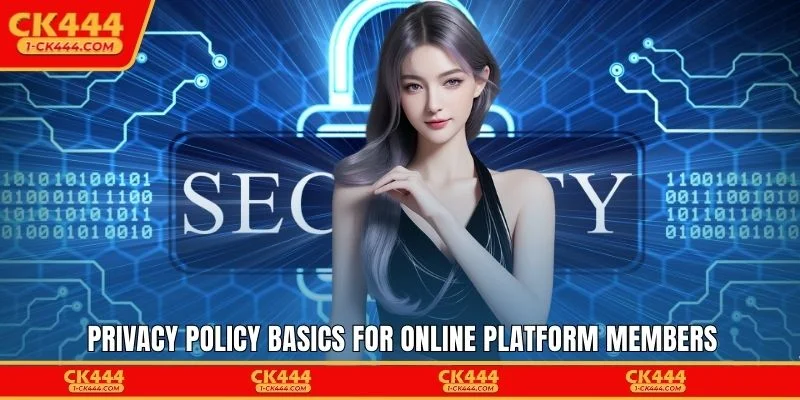 Privacy Policy basics for online platform members