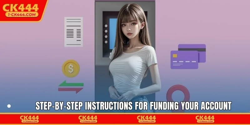 Step-by-step instructions for funding your account