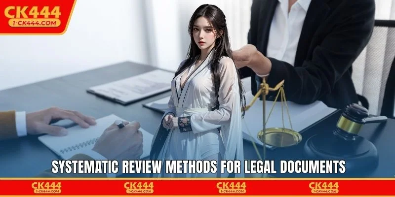 Systematic review methods for legal documents