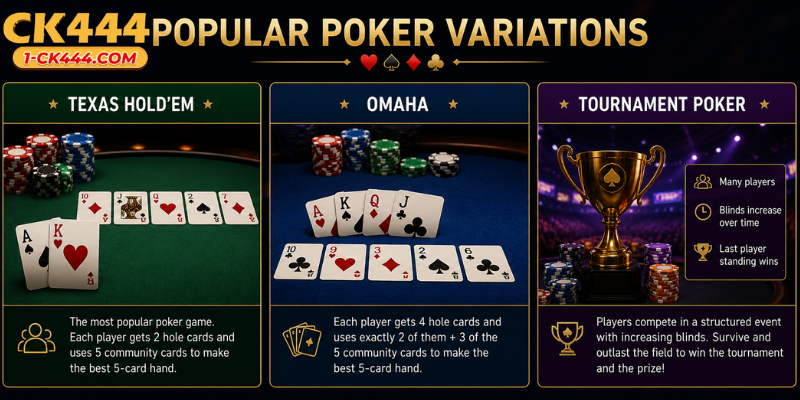 Popular Poker Variations